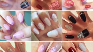 【秋冬ネイルデザインまとめ】100均を活用した簡単セルフネイル！